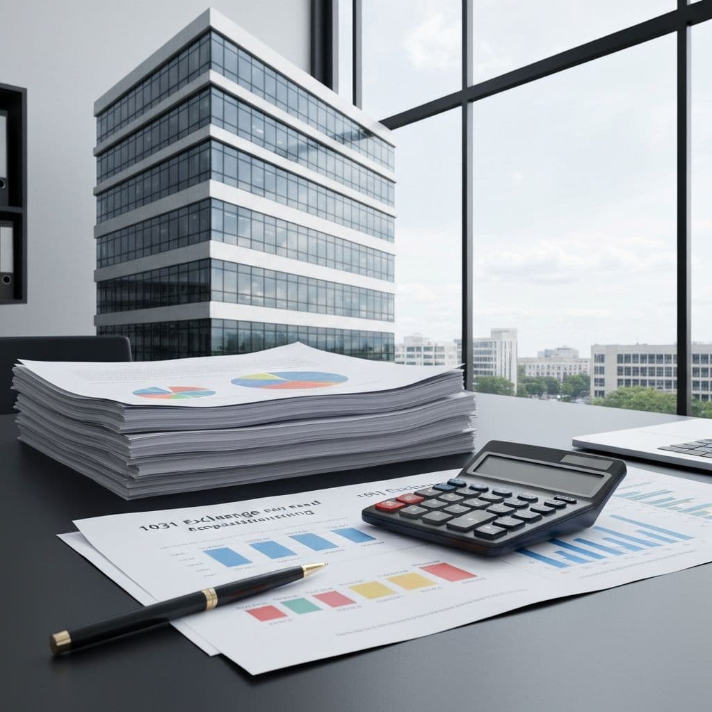 Professional commercial real estate portfolio representing 1031 exchange strategy