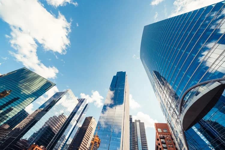 Commercial real estate skyline representing BTR and SFR investment platform launch