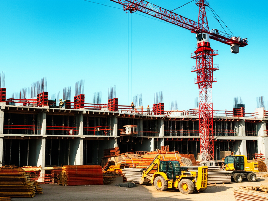 Commercial development showing preferred equity capital structure