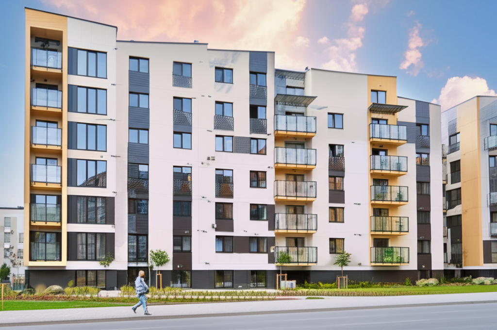 Commercial building representing cash-out refinance opportunity